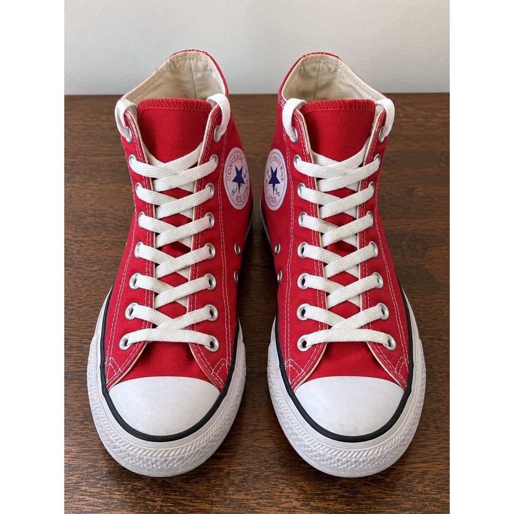 Converse Chuck Taylor All Star High Top Red Canvas Sneakers Men 3.5 Women 5.5